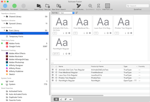 suitcase fusion 7 cannot open font vault mac